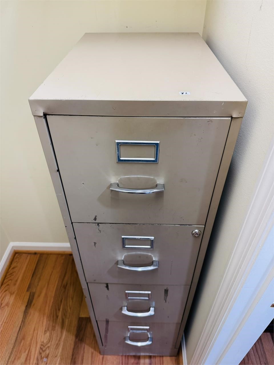 4 Drawer File Cabinet 15" x 52"