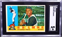 Graded 1960 Topps #326 Bob Clemente card