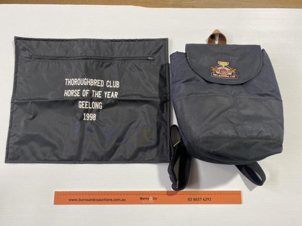 Melbourne Cup Backpack & Geelong Horse Bag