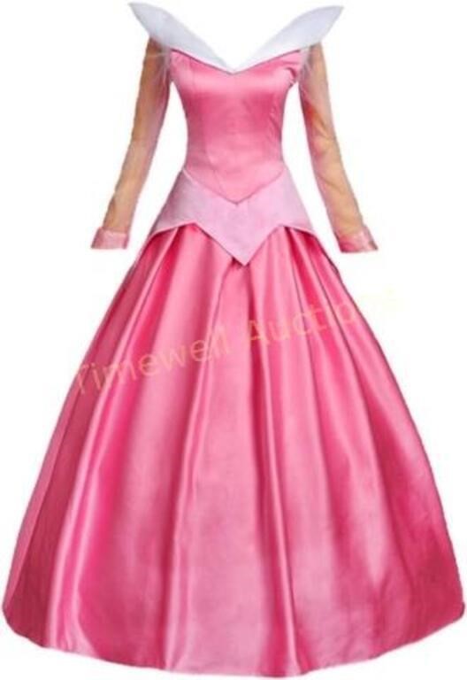 Angelaicos Satin Princess Dress 3X-Large Pink