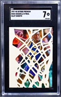 Graded 1997/98 Skybox Shaquille O'Neal card