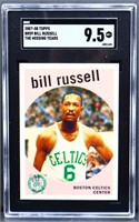 Graded mint 2007/08 Topps Bill Russell card