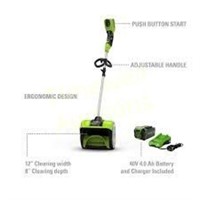 Greenworks 12 inch 40V Single-Stage Battery Powere