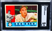 Graded 1960 Topps Brooks Robinson card