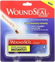 WoundSeal Powder for Cuts  4 Count (Pack of 1)