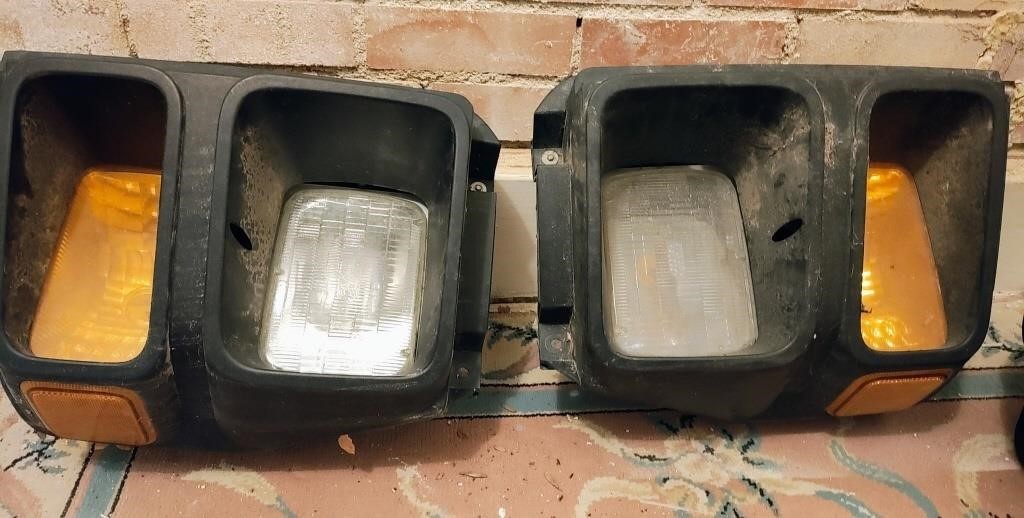 PAIR FORD TRUCK HEADLIGHTS? GOOD CONDITION