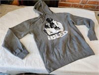 THE BLED GREY HOODIE, SZ M, PRE-OWNED APX