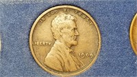 1909 Lincoln Cent Wheat Penny High Grade