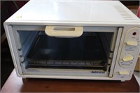 Admiral Toaster Oven on a TV Tray