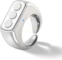 Bluetooth Scrolling Ring  Clicker - Silver
