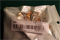NIP Goldtone Pierced Dangle Earrings w/Sparkles