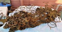 18 ANTIQUE SETEE SEAT COIL SPRINGS, 9" TALL / ATTA