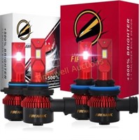 Firehawk 9005/HB3 & H11 LED Bulbs  Pack of 4