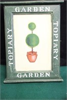 Wooden Garden Topiary Key Box