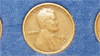 1913 S Lincoln Cent Wheat Penny High Grade