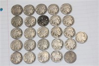 Lot of 26 Buffalo Nickels