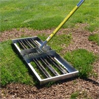 Rocklin Lawn Rake | 30x10 Plate | 78 Handle