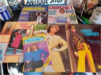 6 ASSORTED CROCHET MAGAZINES, CLOTHING PATTERNS
