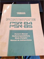 YAMAHA OWNER'S MANUAL, PORTATONE PSR-84 & 85