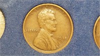 1918 S Lincoln Cent Wheat Penny High Grade