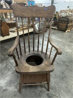 Vintage Chamber Pot Chair