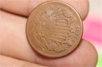 An 1867 Two Cent Piece