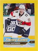 Mike Matheson 2016-17 UD Young Guns Rookie Card