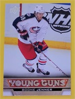 Boone Jenner 2013-14 UD Young Guns Rookie Card