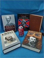 5 Civil War Books "Joseph E. Johnston", "John