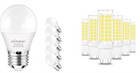 NEW $43 6PK LED Bulbs & NEW 6PK Chandelier Bulbs