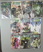 DC Green  Lantarn Corps -10 Comics Lot #138