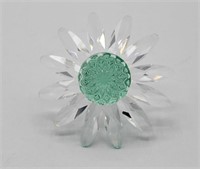 SWAROVSKI SCS GREEN MARGUERITE SUNFLOWER