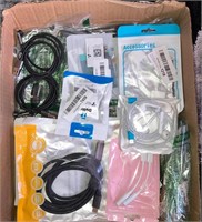 NEW 25PK of Lightning Cords & USBC Cords & Access