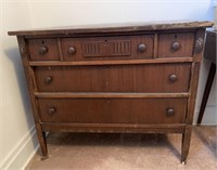 ANTIQUE DRESSER WITH 5 DRAWERS, MATCHES 145,