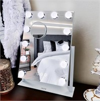 Hollywood Vanity Mirror with Lights (White)