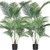 4.6 Ft Artificial Areca Palm Trees, 2 Pack