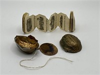 1933 Chicago's worlds fair souvenir nut shell