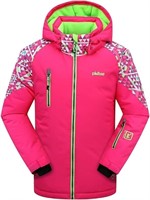 PHIBEE Girls' Outdoor Waterproof Jacket, Size 16