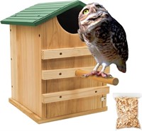 Screech Owl House, Hand Made, 14"x10"