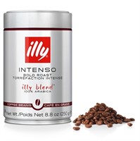 illy Whole Bean Coffee Intenso Bold Roast, 8.8oz