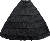 Women’s Petticoat, 6 hoop Crinoline Underskirt