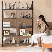$180 aboxoo Ladder Shelf Open Bookshelf 5-Tier