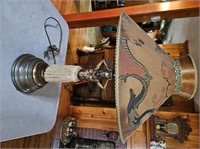 Vintage Brass Native Lamp