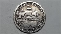 1892 Columbus Expo Half Dollar High Grade
