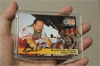 A Signed Austin Coil Nascar Card