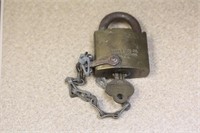 Old Eagle Lock with Key