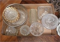 Box Lot of Vintage Glassware