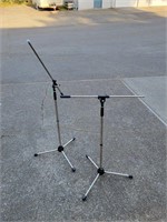 (2) High Quality Microphone Stands