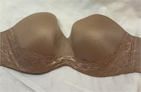 F7)  38DDD Victoria’s Secret strapless bra.