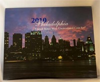 OF) Uncirculated 2010 Philadelphia mint coin set